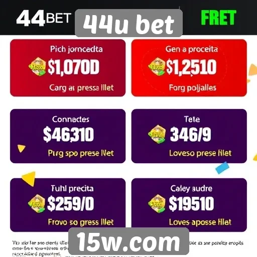 44u bet oferece promoções para novos usuários