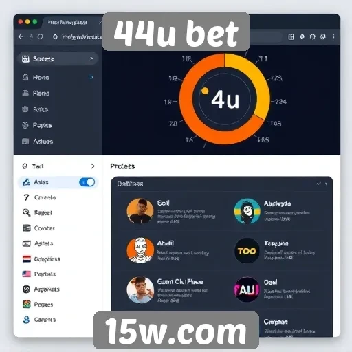 Análise da interface do usuário no site 44u bet